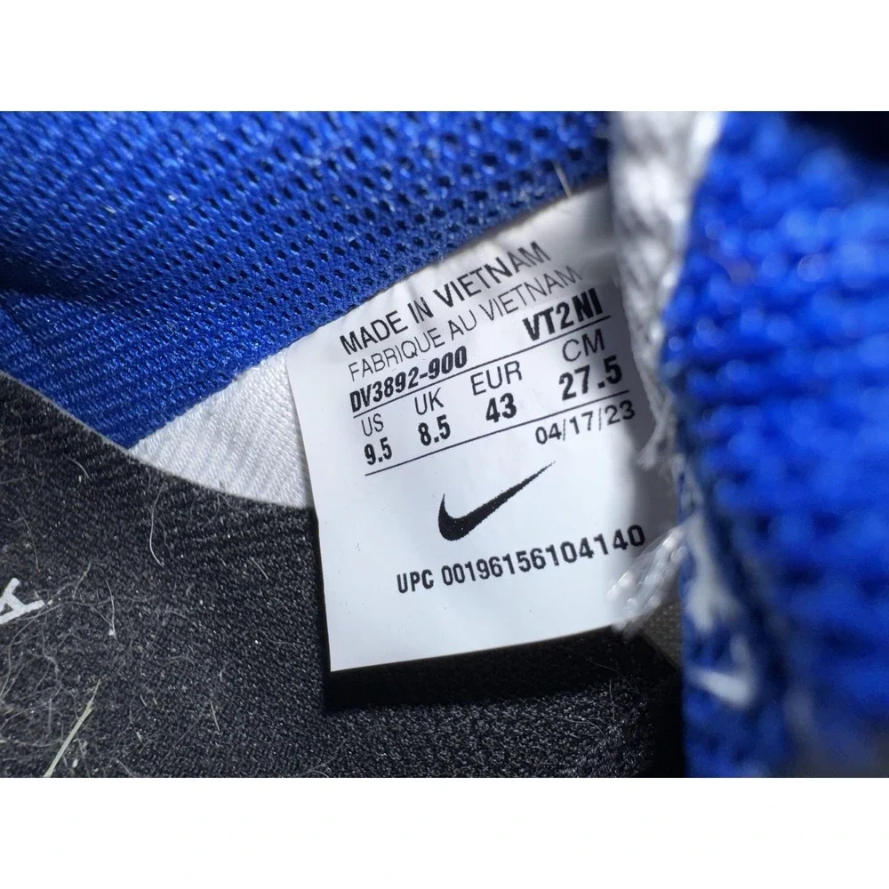 Nike‎ Air Force 1 Low Shoes Mens 9.5 Blue White Nike By You Sneakers DV3892 900